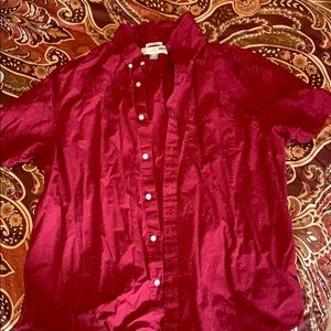 Red button up